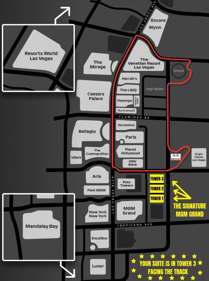 No Resort Fees-Mgm Stripview-Jacuzzi-Formula 1 Track View Las Vegas Ngoại thất bức ảnh